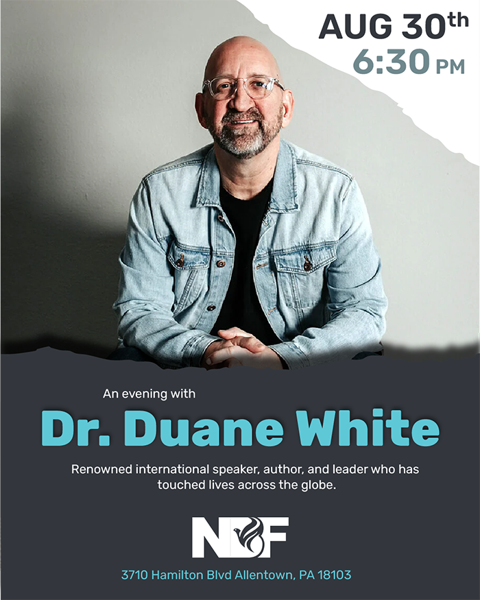 Duane white prophetic speaker new beginnings fellowship special event